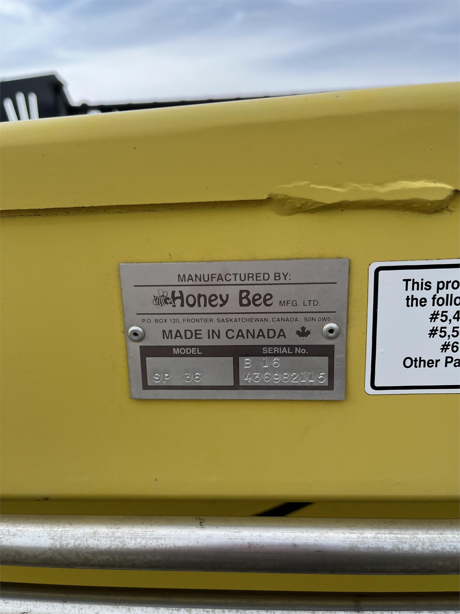 1998 Honey Bee SP36