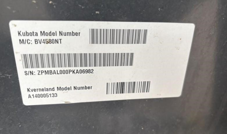 2024 Kubota BV4580