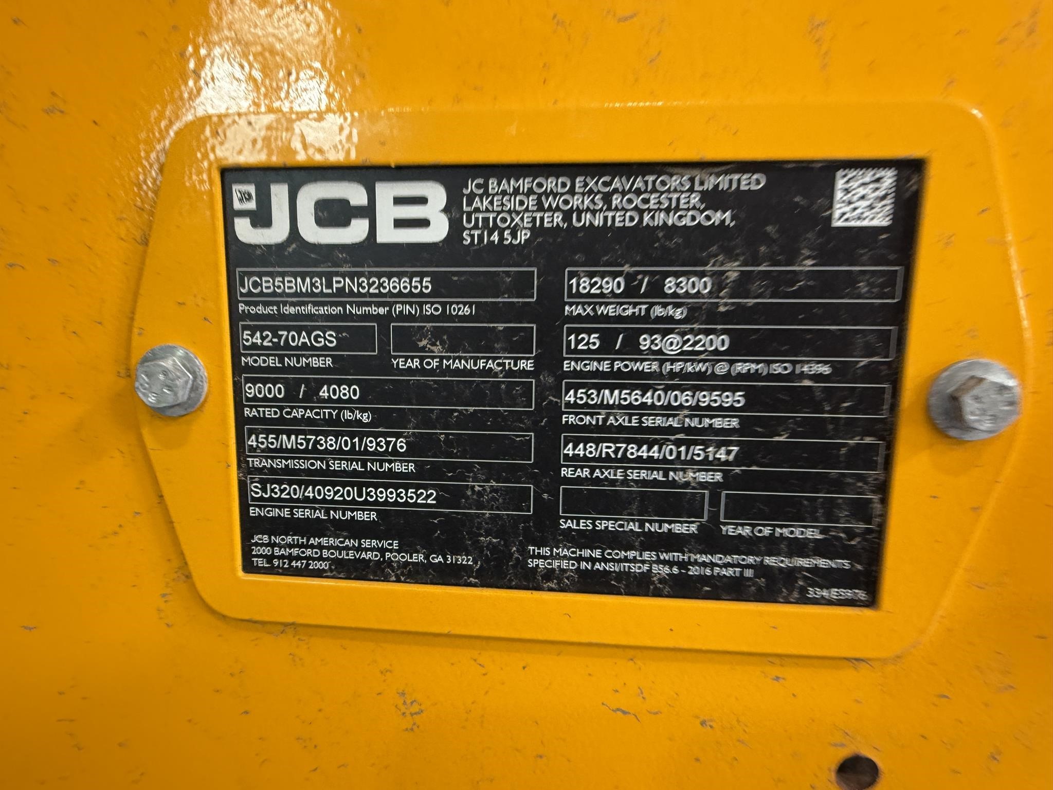 Jcb 542-70 AGRI SUPER