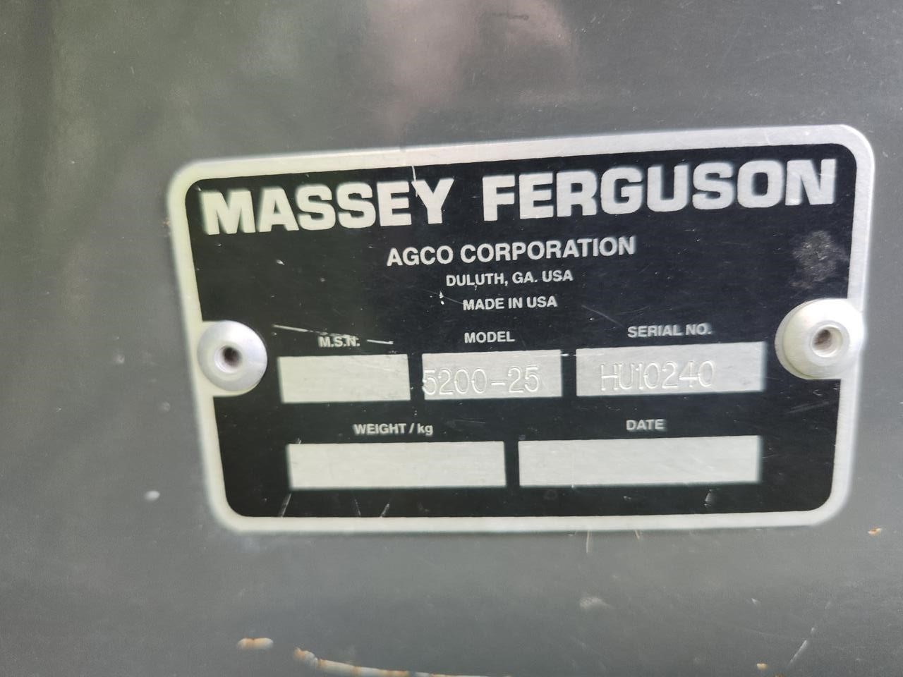 2009 Massey Ferguson 5200