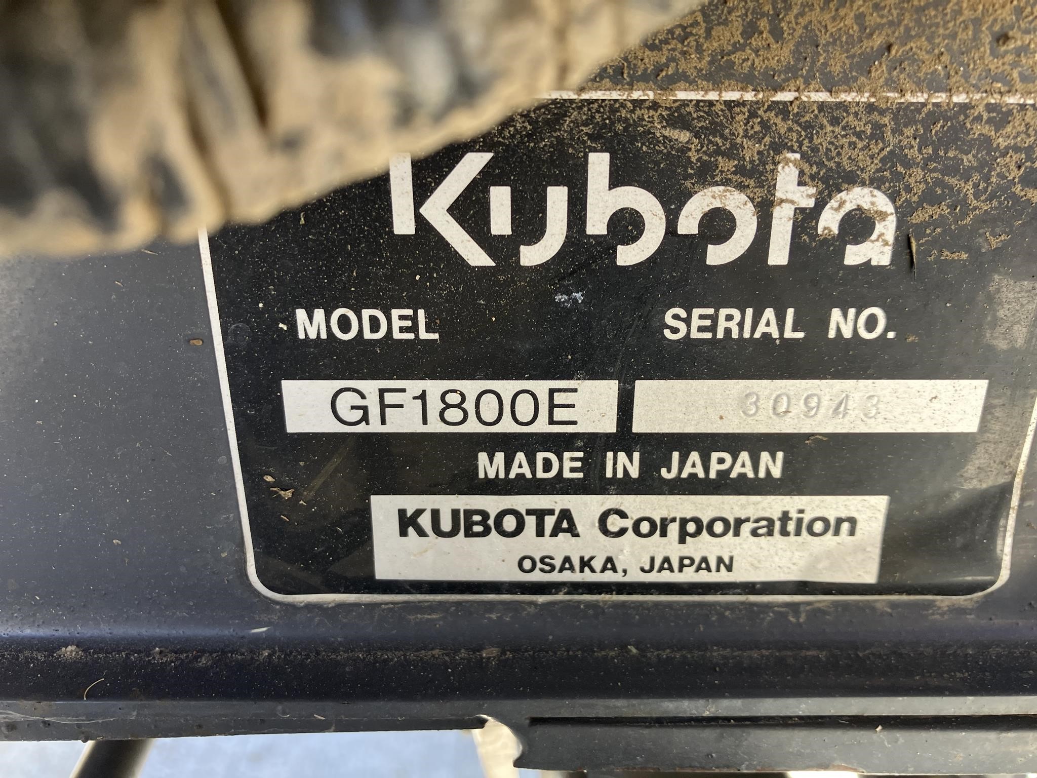 1999 Kubota GF1800