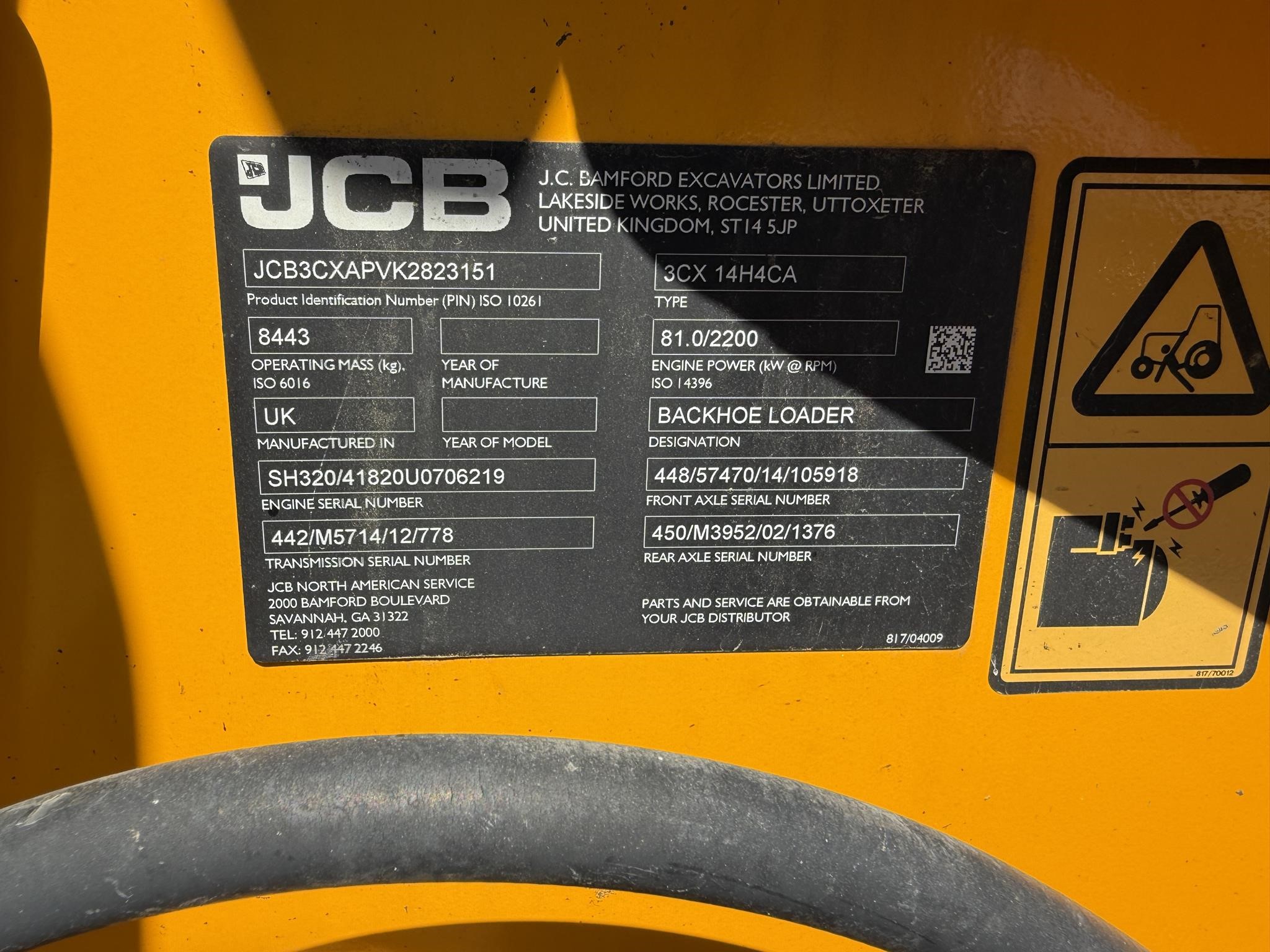 2019 Jcb 3CX