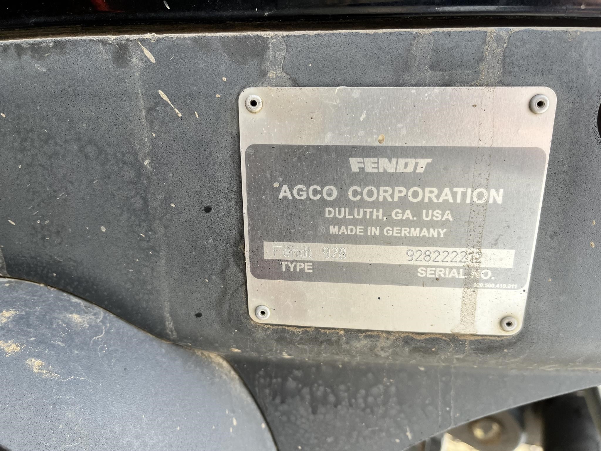 2008 Fendt 928 VARIO
