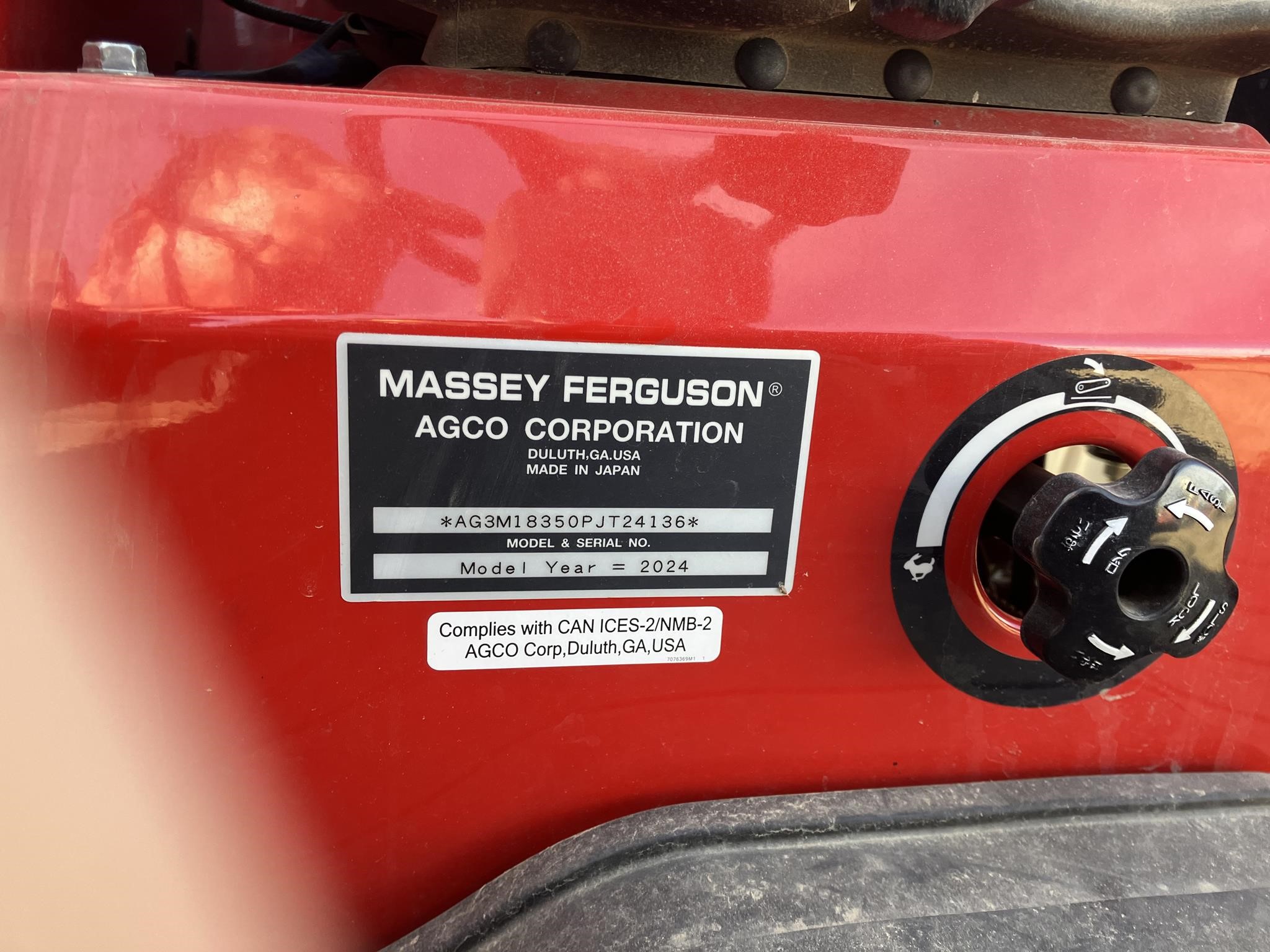 2024 Massey Ferguson 1835M