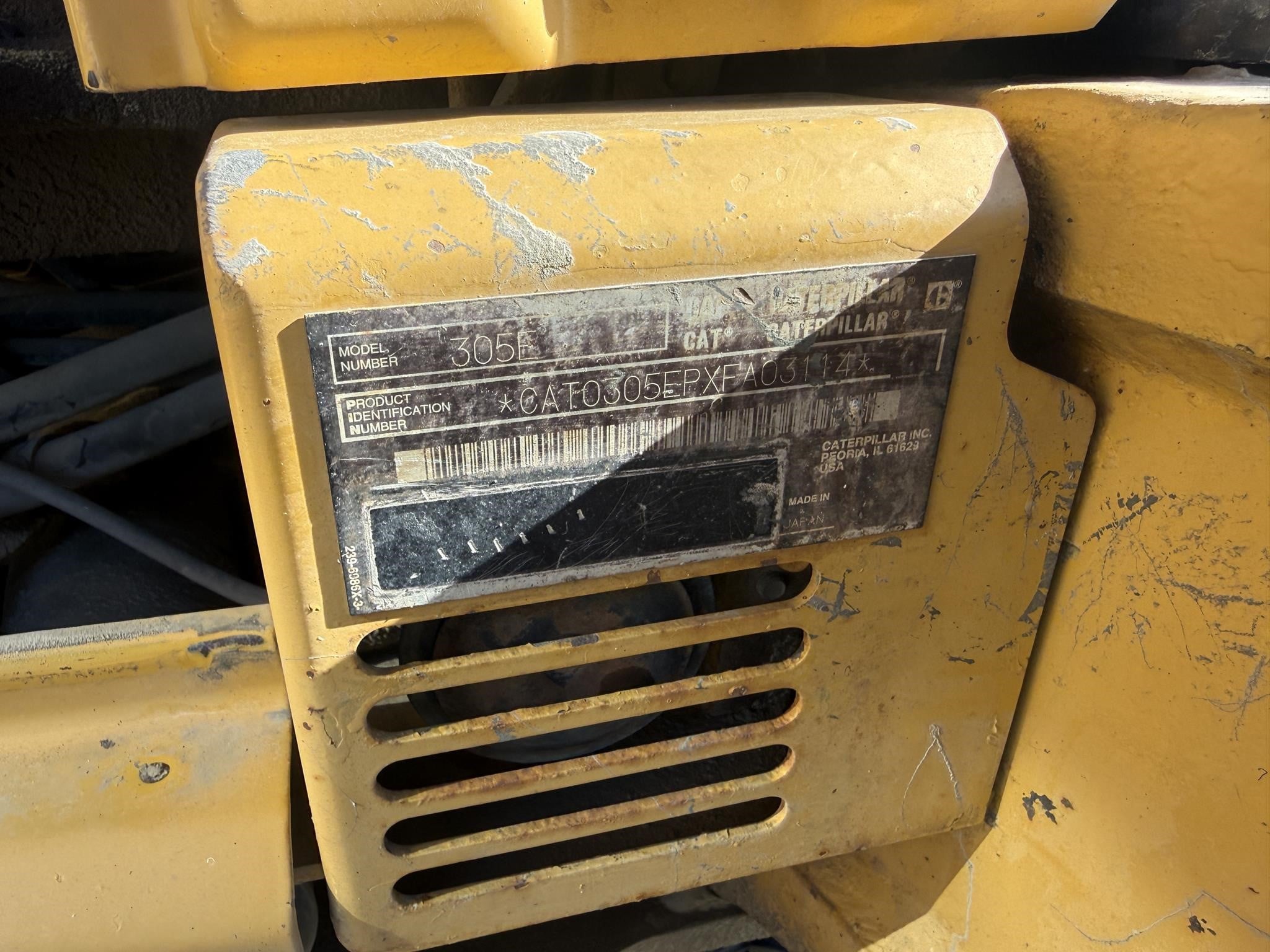 2014 Caterpillar 305E CR