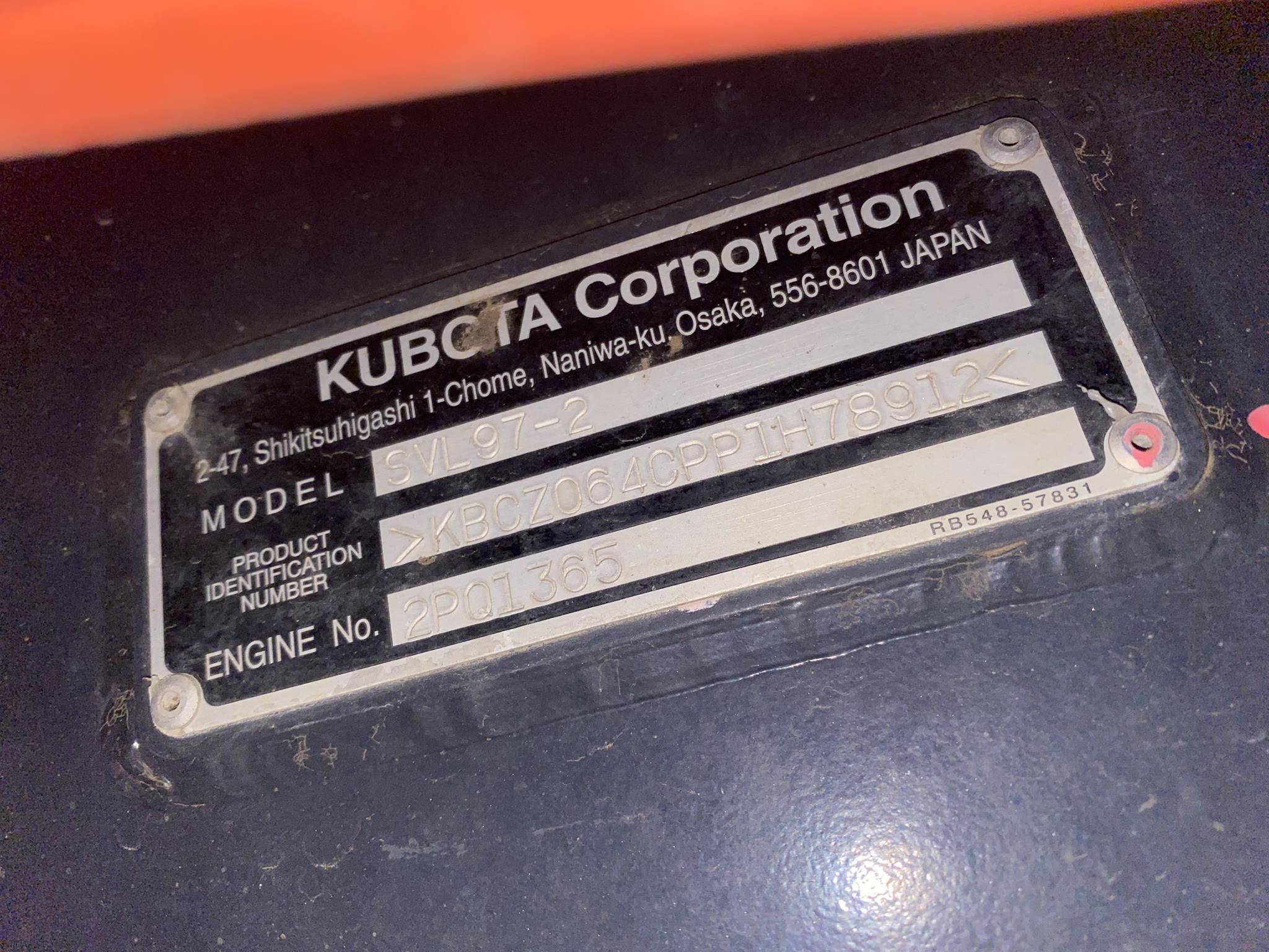 2023 Kubota SVL97-2