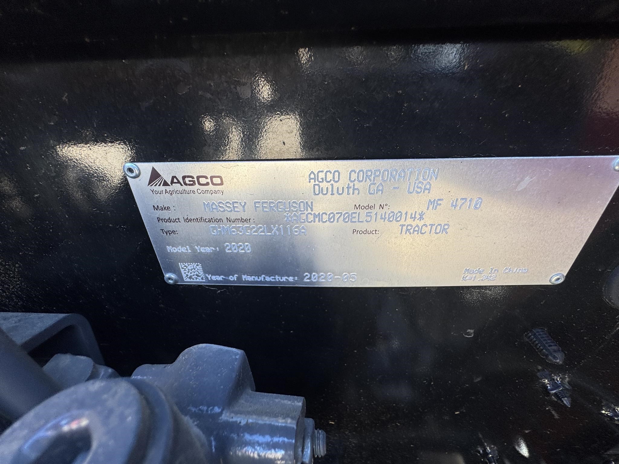 2020 Massey Ferguson 4710