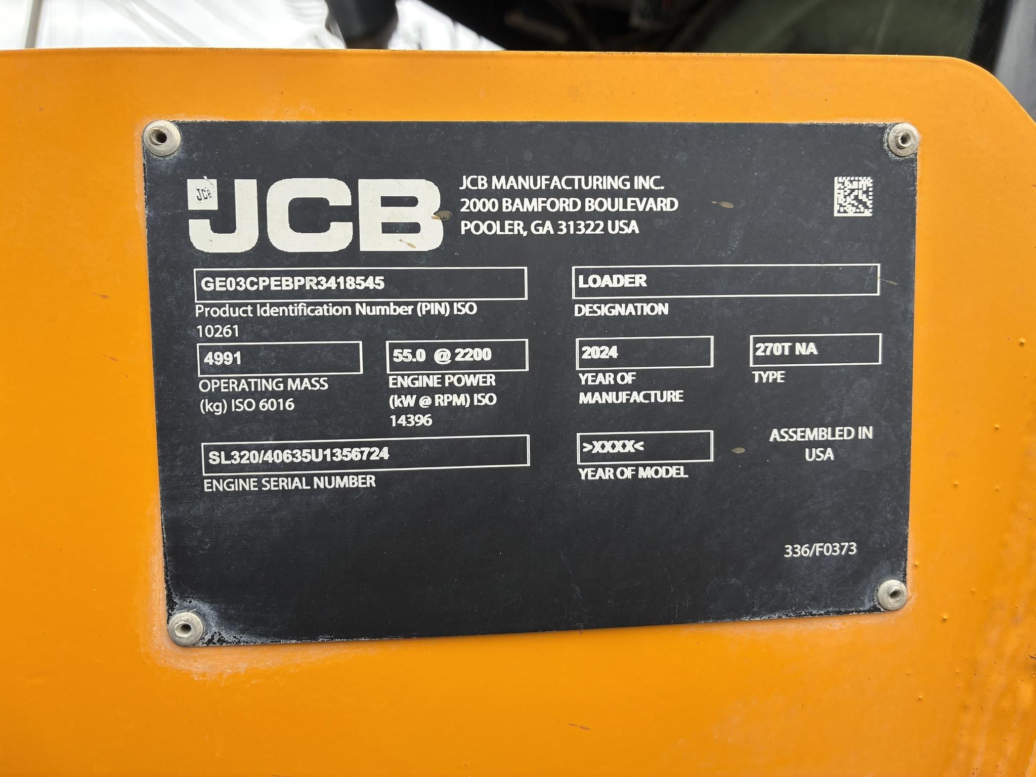 2024 Jcb 270T
