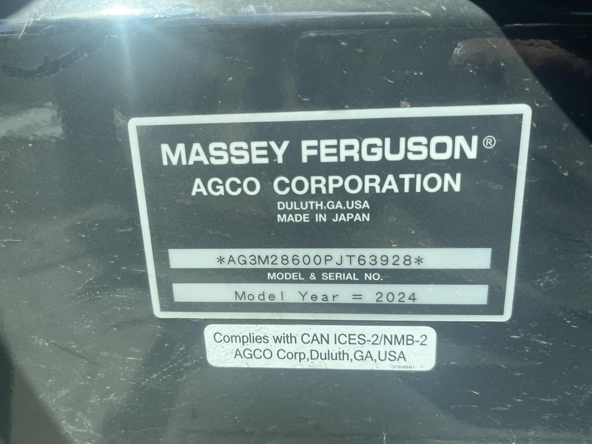 2024 Massey Ferguson 2860M