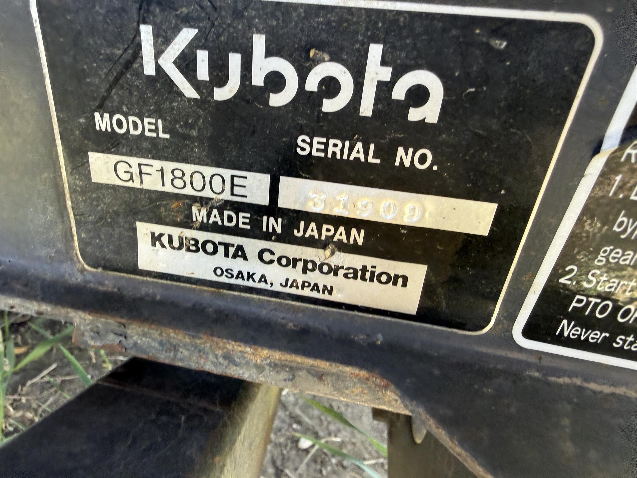 2004 Kubota GF1800