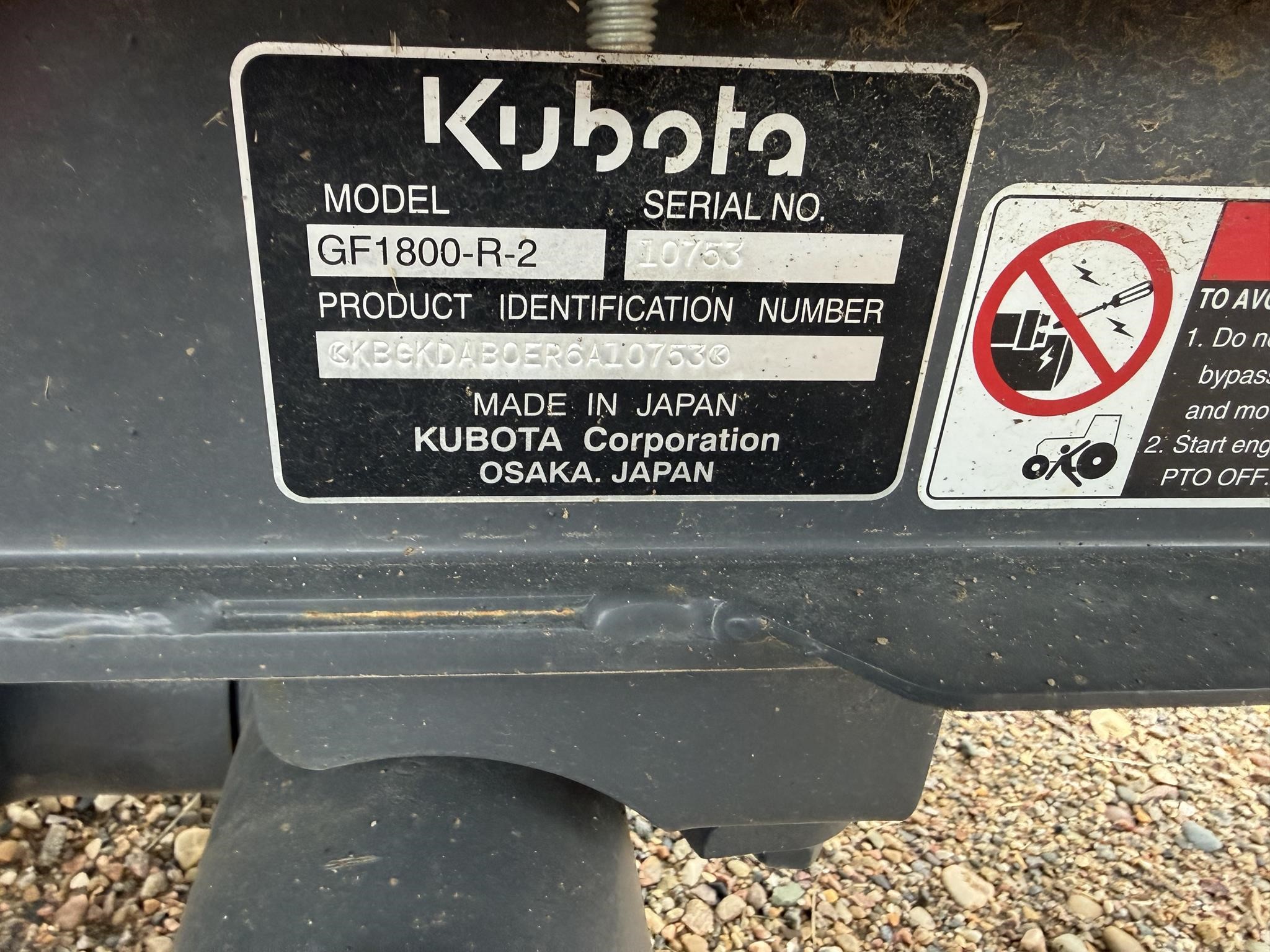 2024 Kubota GF1800