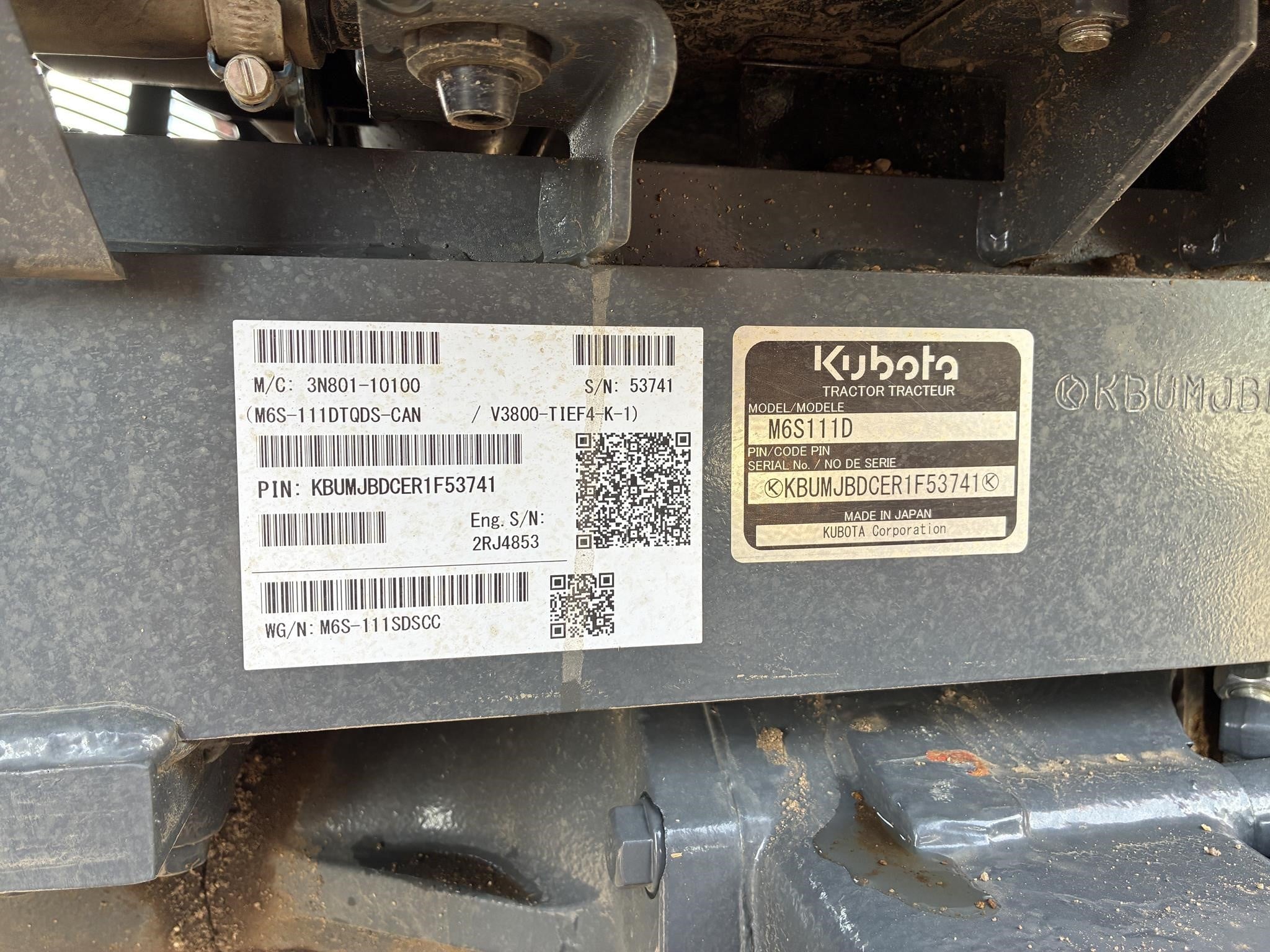 2024 Kubota M6S-111