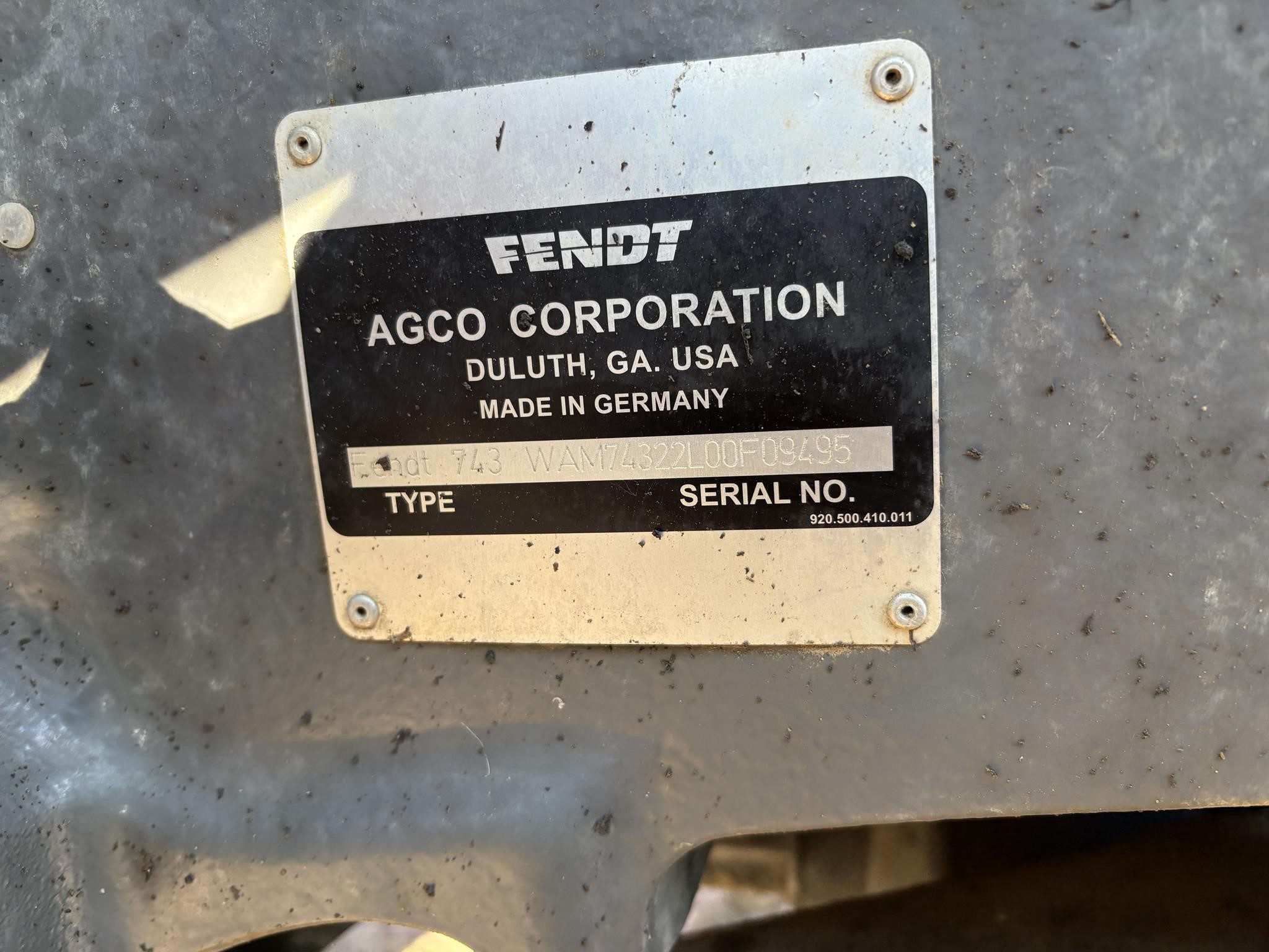 2019 Fendt 724 VARIO
